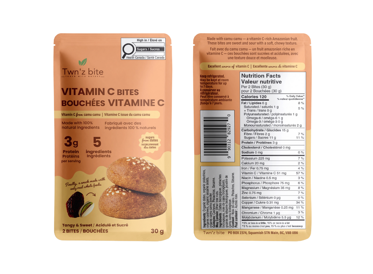 Vitamin-C Bites — Tangy & Sweet / 12-Pack Box