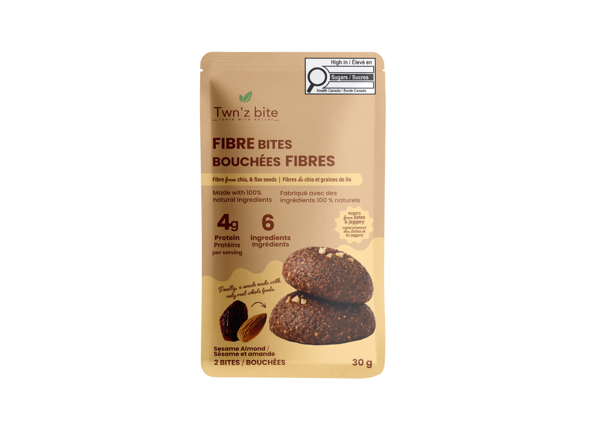 Fibre Bites — Sesame Almond / 12-pack