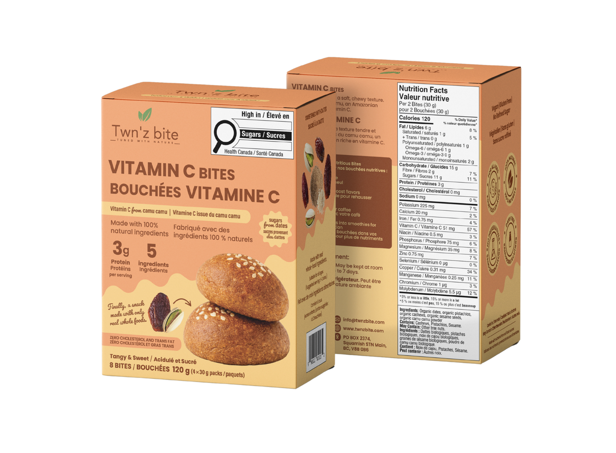 Vitamin-C Bites — Tangy & Sweet / 4 pack box