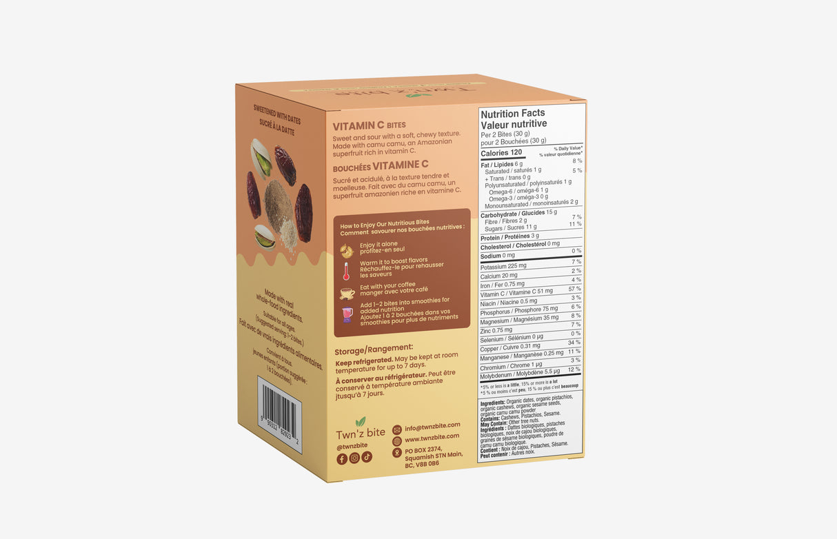 Vitamin-C Bites — Tangy & Sweet / 4 pack box